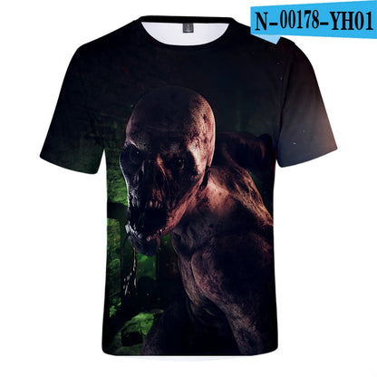 Game Metro Exodus 3D Print T-Shirt Men/Women Summer Fashion Short Sleeves Men Women Casual Trendy T Shirts Oversized