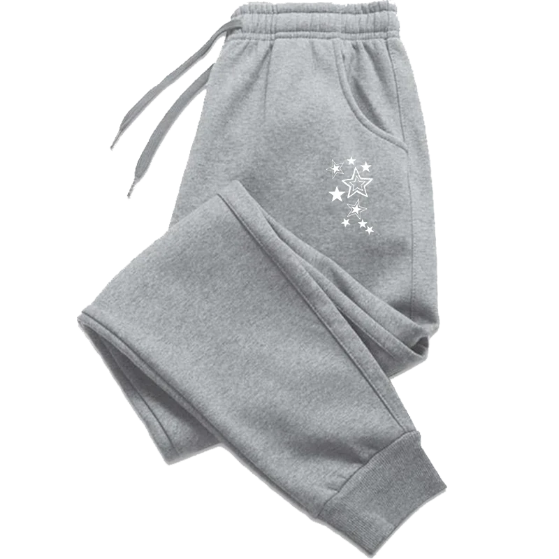 Clothes for Women Stars Print Pant Slacks Woman Clothing White Pants Women&