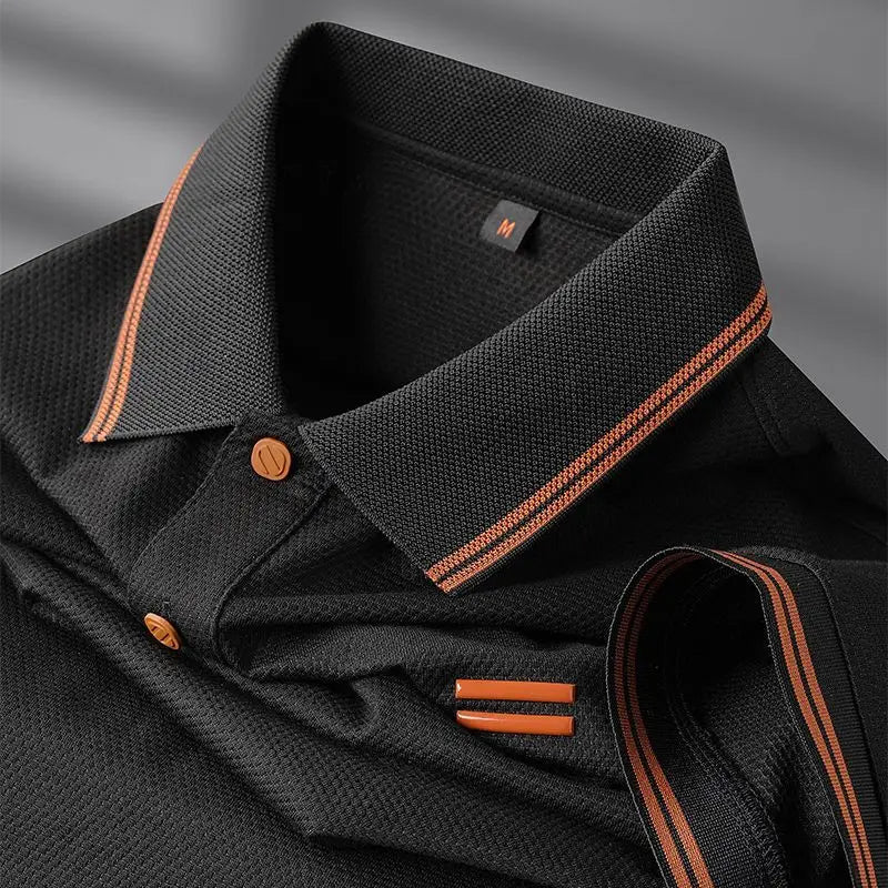 New Style Turn-down Collar Summer Casual Short-sleeve Men&