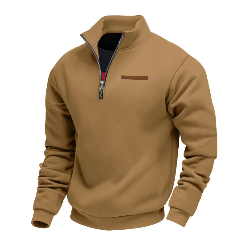 American autumn and winter heavy fleece long-sleeved men&