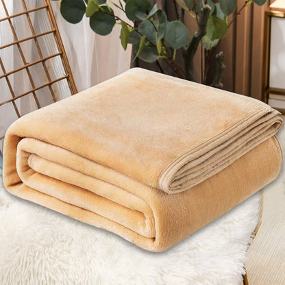 Fleece Blankets Single Twin Blanket For Bed, Full Size Fleece Throw Blanket, Warm Blanket For Winter, Shoulder Knee Cozy Blanket