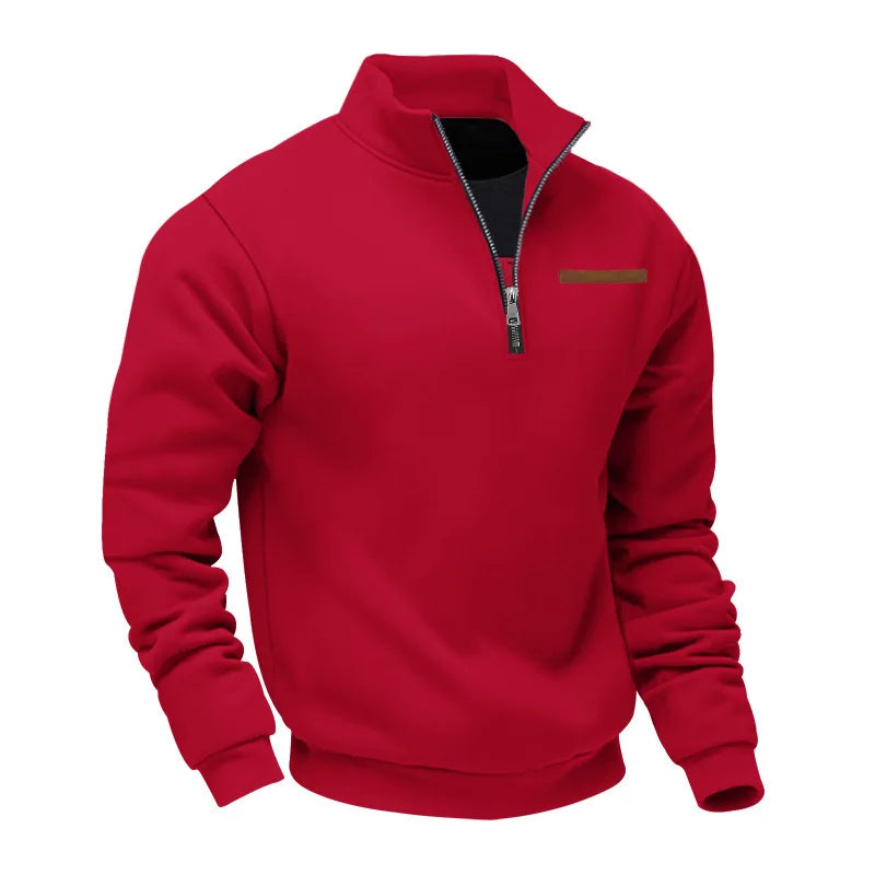 American autumn and winter heavy fleece long-sleeved men&