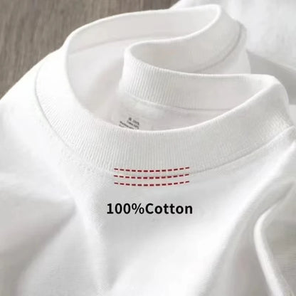 Pure White 260g Heavy T-shirt Men&