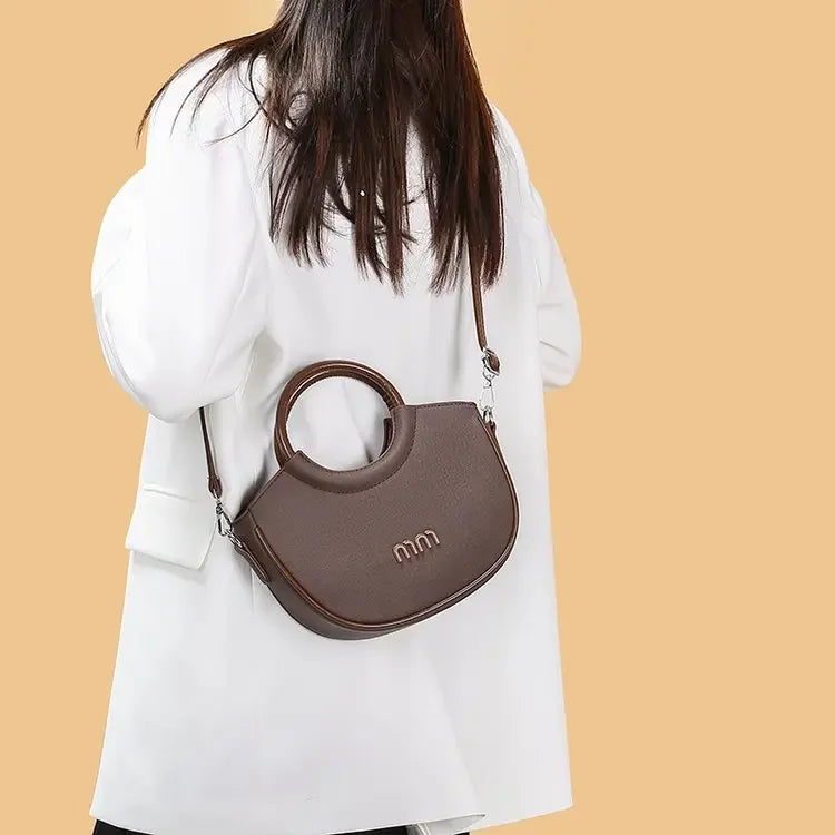 High End Fashionable Bag for Women Classic Elegant Luxury Leather Trendy Paris Designer Vintage Casual Simple Style