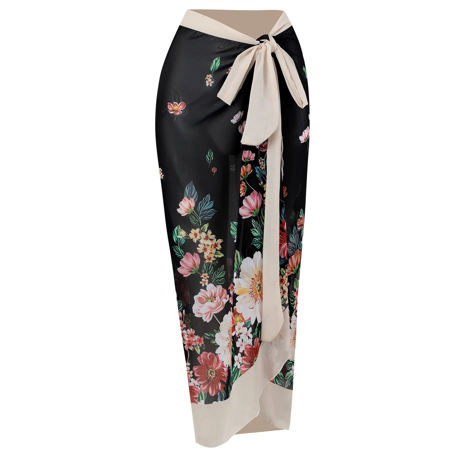 2026 New Sexy Print Retro Swimwear Beach Dress Cover Up Long Skirts Skirt Party Outfits Swimsuit Beachwear